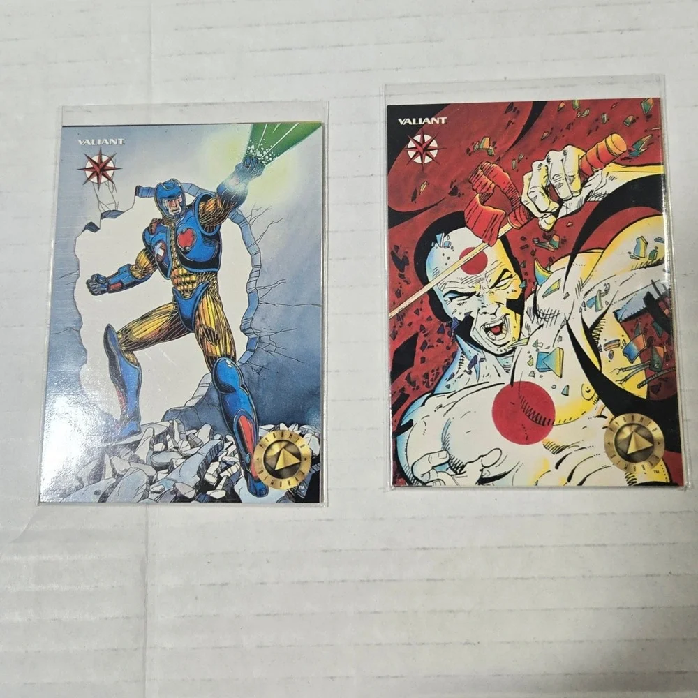 Vintage 90s Valiant Comics Lot Bloodshot HARD Corps Sealed Cards Ephemera Unread